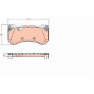 Bremsklötze VA | MERCEDES E-Klasse, GLC 16 | GDB2220