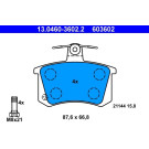 Bremsbelagsatz Audi T. 80/100/A4/A6/A8 80-02 | 13.0460-3602.2