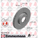 ZIMMERMANN Bremsscheibe | 150.1290.20