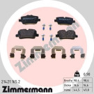 ZIMMERMANN Bremsbelagsatz, Scheibenbremse | 21421.165.2