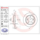Bremsscheibe HA | HYUNDAI Elantra KIA Niro 11 | 08.D445.11