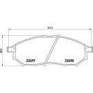 BREMBO Bremsklötze VA | NISSAN Murano RENAULT Koleos 08 | P 56 058