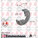 ZIMMERMANN Bremstrommel | 405.4103.20
