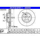 Bremsscheibe Db P. W204/W212/S212 07 | 24.0132-0101.1