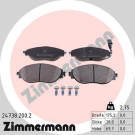 ZIMMERMANN Bremsbeläge