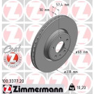 ZIMMERMANN Bremsscheibe