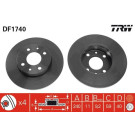 TRW Bremsscheibe | DF1740