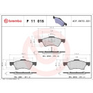 BREMBO Bremsklötze VA | CHRYSLER Voyager 00 | P 11 015