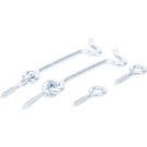 BGS Sturmhaken 4,0 x 80 mm 2-tlg BGS Do it yourself 80942