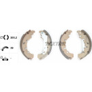 Bremsbacken Ford Fiesta 96-/01-/Fusion/Puma/Mazda 2 | 91057300