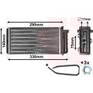 VAN WEZEL Wärmetauscher, Innenraumheizung 17006183 IR PLUS