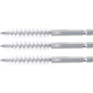 BGS Nylonbürste | 11 mm | Antrieb Außensechskant 6,3 mm (1/4"""") | 3-tlg | 3078-11-N