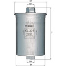 MAHLE Kraftstofffilter | KL 204
