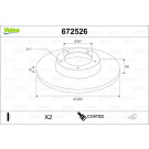 VALEO Bremsscheibe | 672526