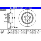 Bremsscheibe Volvo T. C30/C70/S40/V40/V50 04 | 24.0111-0158.1