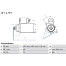 Starter | AUDI,SEAT,SKODA,VW | 0 986 025 220