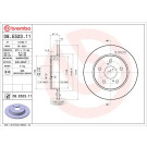 Bremsscheibe HA TOYOTA Corolla 18 PRIME LINE - UV Coated 08.E523.11