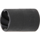 BGS Spiral-Profil-Steckschlüssel-Einsatz / Schraubenausdreher | Antrieb Innenvierkant 10 mm (3/8"""") | SW 15 mm | 5275
