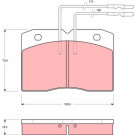 Bremsklötze VA | RENAULT Master,IVECO Daily 80 | GDB343