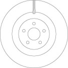 51 481 091 Bremsscheibe VA | FORD Focus RS 10 | DF6871