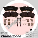 ZIMMERMANN Bremsbelagsatz, Scheibenbremse | 22178.210.2