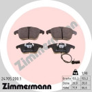 ZIMMERMANN Bremsbeläge 24705.200.1