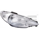 Scheinwerfer R H4 +LWR -MOT | PEUGEOT 206 8,98-1,06 | 4821,513,2 Scheinwerfer R H4 +LWR -MOT | PEUGEOT 206 8,98-1,06 | 4821,513,2