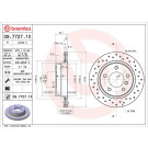 BREMBO Bremsscheibe XTRA HA | BMW 3 90 | 09.7727.1X