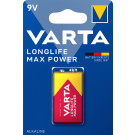 04722 101 401 Varta Longlife Max Power 9V Blister 1
