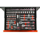 OK-01.3124 Werkzeugsatz 1/2, 3/8, 1/4, 72-Teilig
