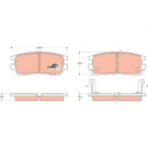 Bremsklötze HA | MITSUBISHI Pajero,L400,Space Gear 89 | GDB1127