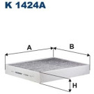 FILTRON Filter, Innenraumluft K 1424A