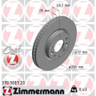 83 481 164 Bremsscheibe VA | MAZDA CX-7 09 | 370.3087.20