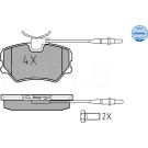 Bremsbelagsatz Peugeot S. 405 87-96 Mit Sensor | 025 212 0918/W