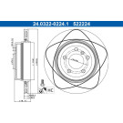 Bremsscheibe | 24.0322-0224.1