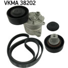 SKF Keilrippenriemensatz VKMA 38202