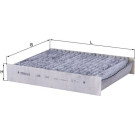 MAHLE Filter, Innenraumluft LAK 141
