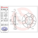 Bremsscheibe VA Brembo Max | CHEVROLET Aveo, Cruze OPEL Astra 09 | 09.B355.75
