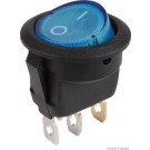 Wippschalter blau geclipst | Anschluss: 3x2,8mm | 70468072