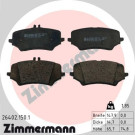 ZIMMERMANN Bremsbelagsatz, Scheibenbremse | 26402.150.1