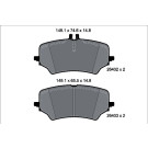 BREMSBELAGSATZ, SCHEIBENBREMSE | 2640201