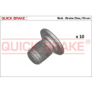 Fixierschraube Bremsscheibe | M8x1 | 11661