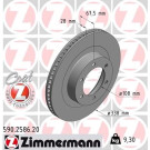 ZIMMERMANN Bremsscheibe | 590.2586.20