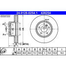 Bremsscheibe Bmw P. X3/X4 1.6-3.0 11 | 24.0128-0254.1