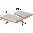 VALEO Luftfilter | 585430
