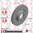 ZIMMERMANN Bremsscheibe 460.4510.70 Formula Z