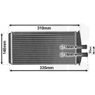 VAN WEZEL Wärmetauscher, Innenraumheizung 76006016 IR PLUS
