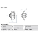 Lichtmaschine | MERCEDES | 0 986 043 900