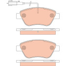 Bremsklötze VA | FIAT Panda,500 06 | GDB1879