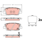 Bremsklötze HA | KIA Sorento 15 | GDB2429